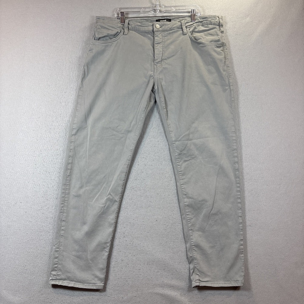 Mavi Zach Straight Leg 5 Pocket Pants‎ Gray Men's Size 42X32